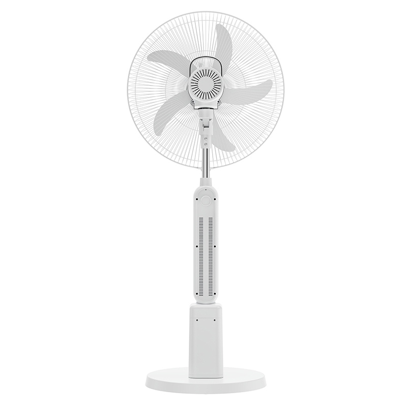 Remote Control 18'' Rechargeable AC DC Pedestal Stand Fan with Light