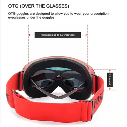 2025 Hot Sale Shock Resistant Ski Glasses for Kids and Youth