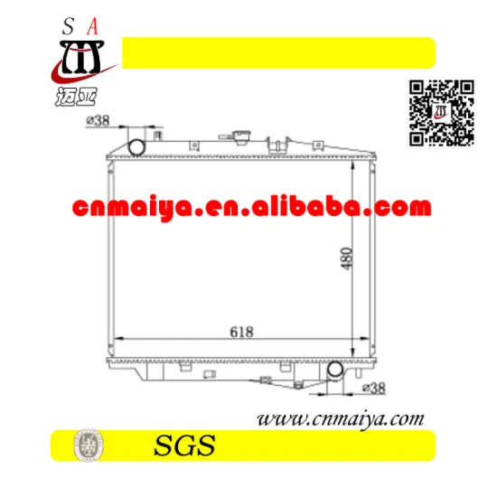 radiator compatible with TRIOOPER 3.5L V6 98-02