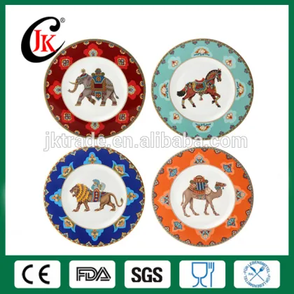 New Design Royal Arab Ceramic Plate, Porcelain Dinner Plate Wholesale