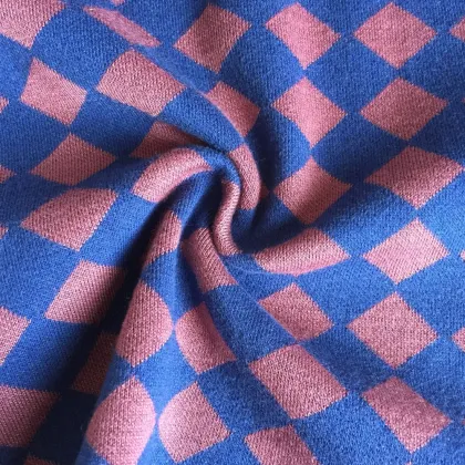 Tencel cotton rhombus Jacquard fabric