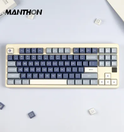 160 GMK Fishing Fish Yu Keycaps PBT Double Shot QXA Profile Keycap Set