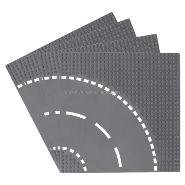 Stemedu Classic Road Base Plates - 10x10 Inches Town Building Kit