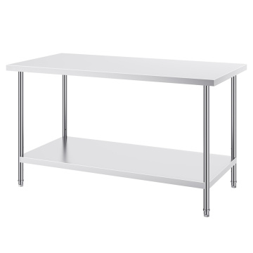 stainless steel work table adjustable height