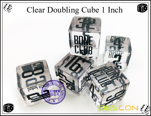 Clear Doubling Cube 1 Inch-4