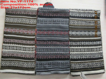 Popular hot-sale fashion pattern Jacqurd Scarf