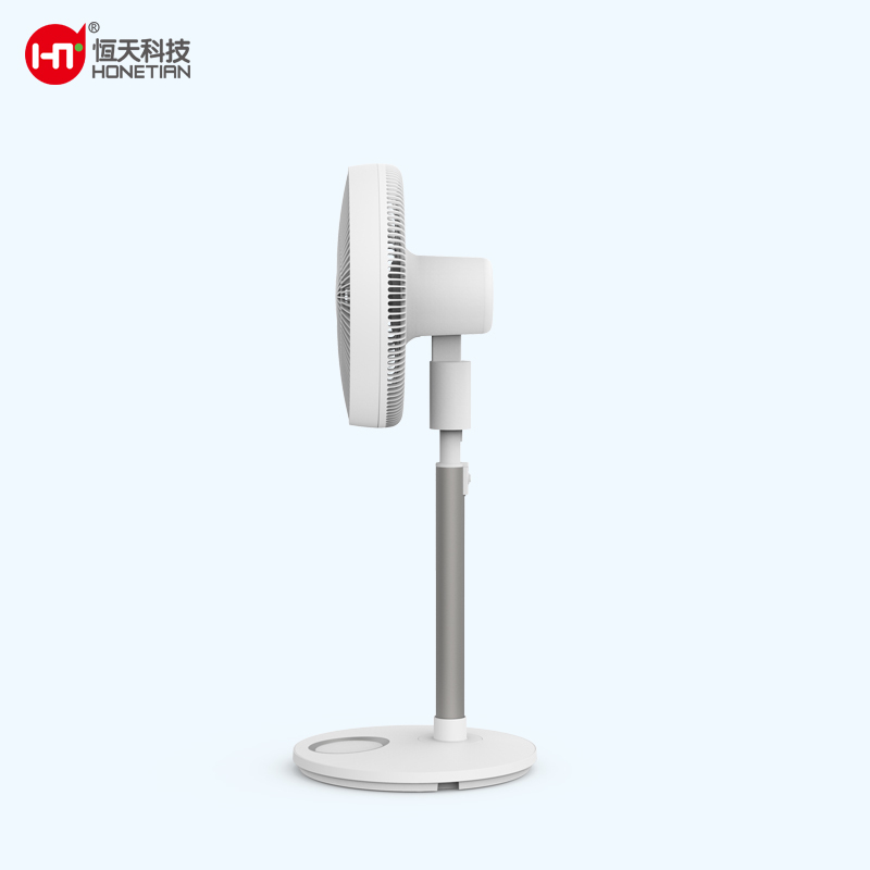 HONETIAN 24 speeds 4 modes 8 timer 3D oscillation 14 inch 7 blades DC circulator stand indoor custom colors plastics fan