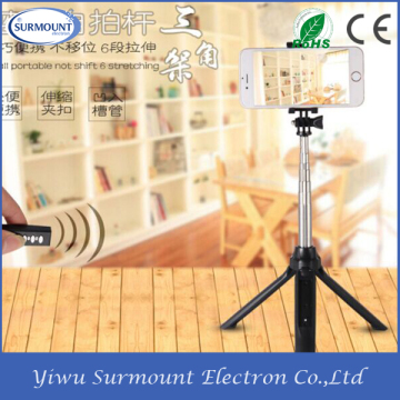 32cm New handheld wireless mini bluetooth monopod tripod selfie stick for iPhone Samsung