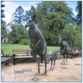 Büyük Bahçe hayvan bronz kanguru heykel