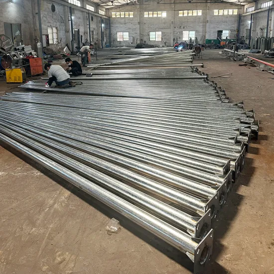 Hot Dip Galvanized Street Light Posts 4m-7m For Sale - AORUITAI