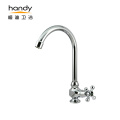 Economic cross spiral single handwheel kitchen cold faucet