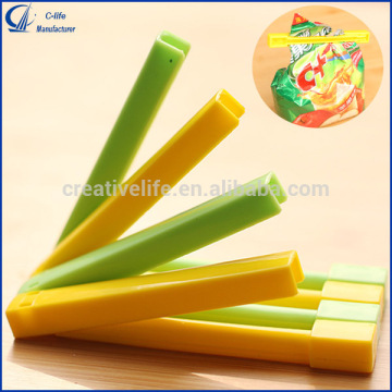 12cm 4pcs in Candy Color Plastic Food Bag Sealing Clips