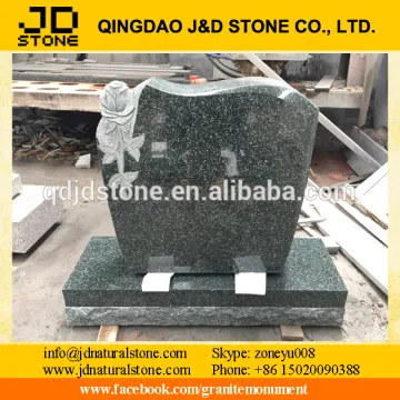 green headstone monuments