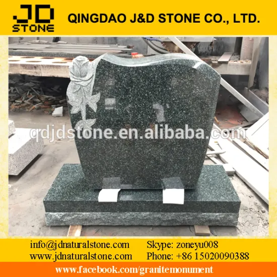 green headstone monuments