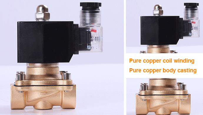 Material display of ADK11-20A NC Pilot Kick Electromagnetic Valve