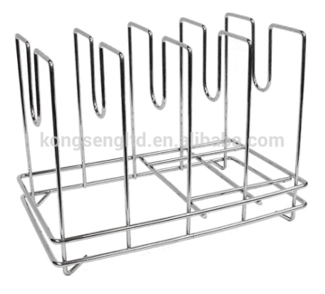 Kitchen Pizza Mesh Screen Display Rack