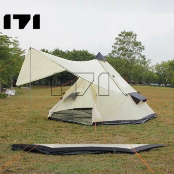 Rip Stop Canvas Glamping Tent: Modern Survival Shelter
