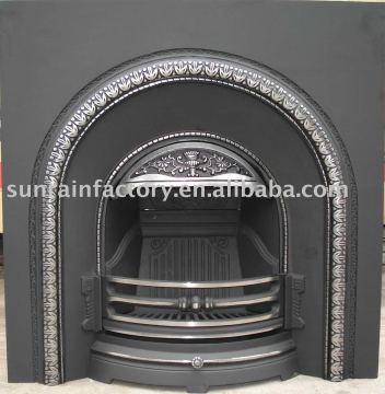 cast iron wood burning fireplace(JX072)