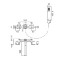 ONIRIL Bath mixer for concealed installation Square