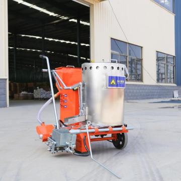 Road marking vehicle hot melt line marking machine