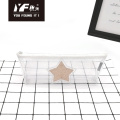 Simple star pattern cute PVC pencil case