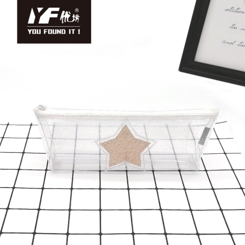 New Pencil Box Simple star pattern cute PVC pencil case Factory