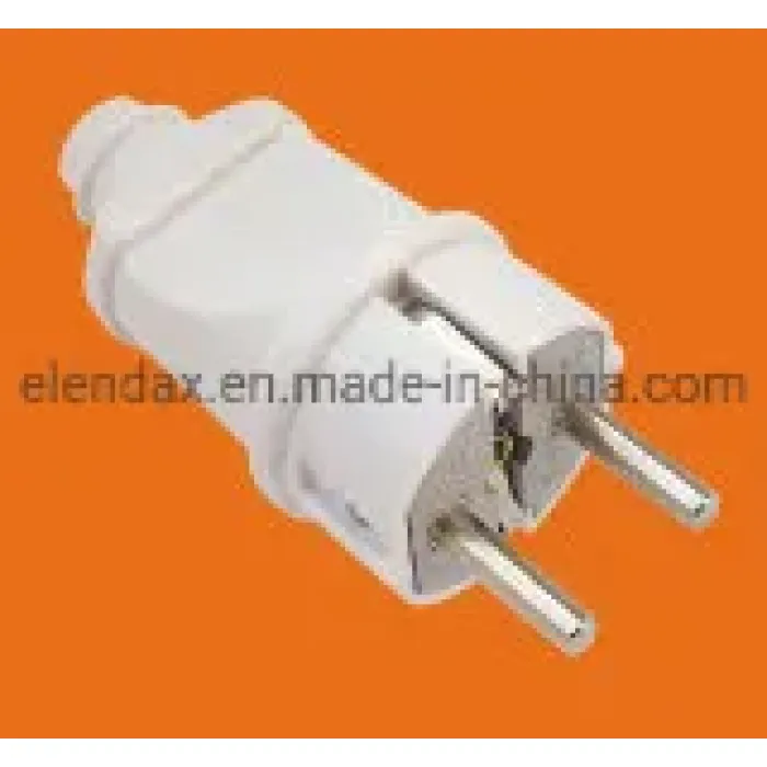 2-х круглый штекер с заземлением (P8051)