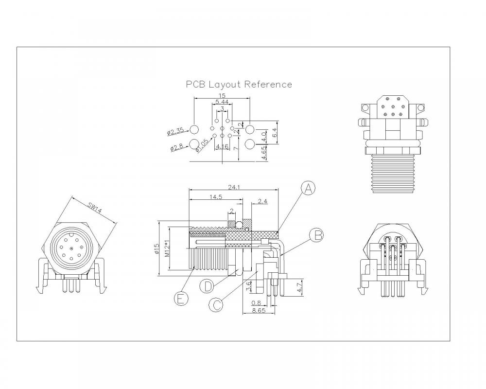 M1202 A 8p M 008 M12 8pmale Waterproof Board Side A Code Dip 90 Jpg