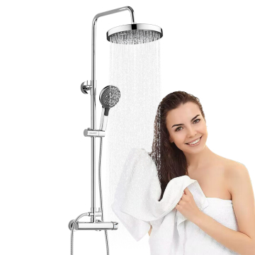Direct Factory Bathroom Shower Set with Rain Shower Heads and Large Overhead System