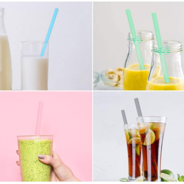 Custom Openable Design Silicone Straws