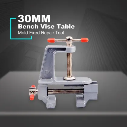 35MM Table Vise Bench Clamp Mini Bench Vise Table Screw Vise Aluminium Alloy for DIY Craft Mold Fixed Repair Tools Woodworking