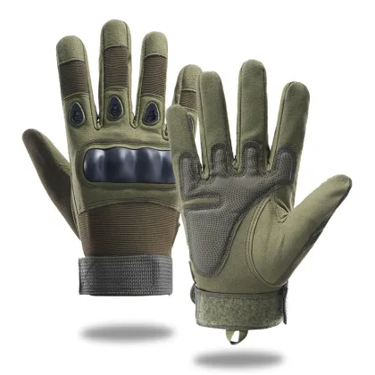 WANZHUO Factory Price Climbing Shooting Fitness Cycling Motorcycle Men's Outdoor Full Finger Tactical Gloves