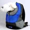 Blue XLarge PVC and Mesh Pet Backpack