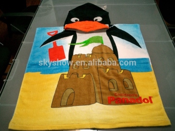 Children Hooded Poncho Towel