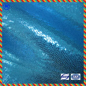 Customized Foil Print Poly Lycra Fabric