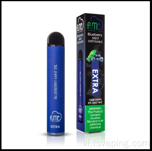 Bán buôn thuốc lá điện tử Fume thêm 1500 puffs Vape dùng một lần