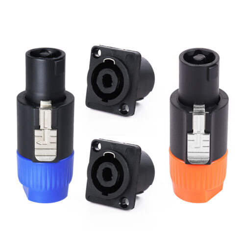 XLR Plug 4Pole Speaker Male Amplifier Audio Connector