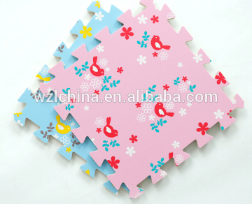Hot sale new design good quality plush puzzle mat, foam mat 60x60