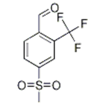 2-Formyl-5-(methylsulphonyl)benzotrifluoride, 4-Formyl-3-(trifluoromethyl)phenyl methyl sulphone CAS 1215310-75-0