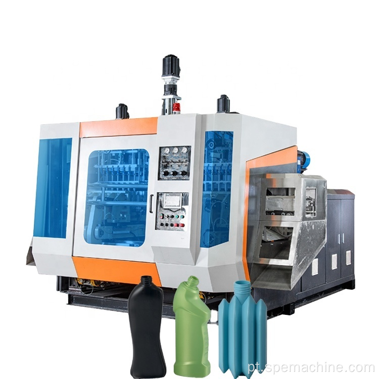 HDPE automática de duas camadas Hybird Blow Molding Machine