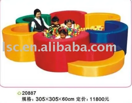 Colorful Flower Shape Ball Pool Equipment LT-02P0880