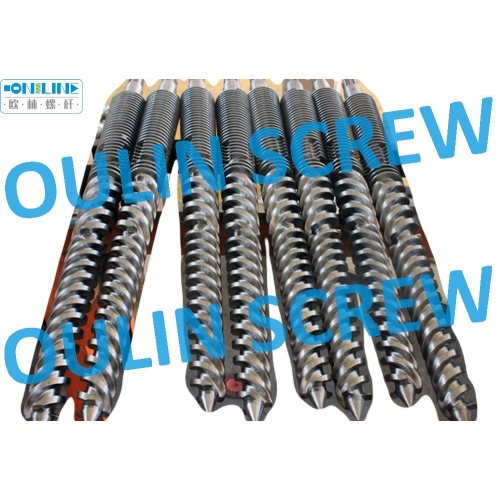 PVC Machine Screw and Barrel, Twin Conical Screw Barrel