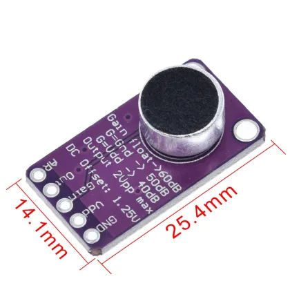 MAX9814 Microphone AGC Amplifier Board Module for Arduino