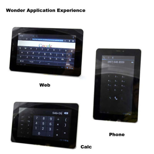 7 Inch Lcd Screen Built-in 3g Tablet Pc With Wm8850 Cpu
