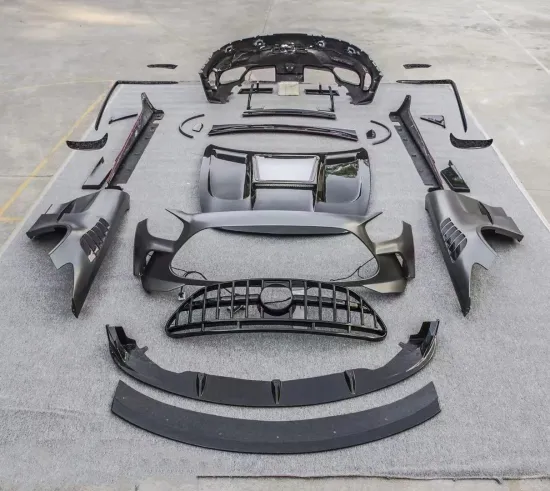 Wet/Dry Carbon Fiber Car Bumpers Body Kit for AMG GT GTS GT GTR - Black Series Style