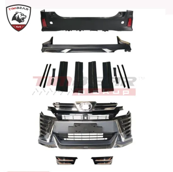 High Quality ABS Plastic Body Kit for Toyota Vellfire 2018 G Conversion
