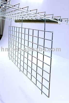 Hanging wire mesh divider, wire deck, rack deck