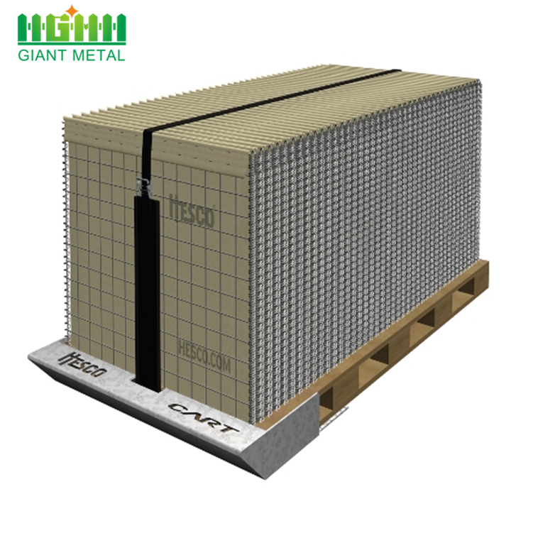 Military sand wall hesco barrier for erosion