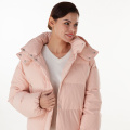 Pink new fashion hooded down jacket