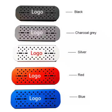 Элегантный алюминиевый автомобиль освежитель воздуха для опыта премиального аромата